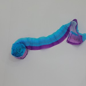 Forró eladás Macaron színű krepp papír bojt koszorú tekercs koszorú karácsonyi esküvői party dekoráció